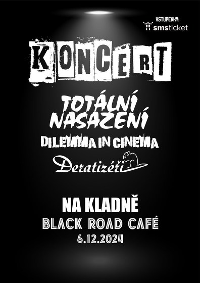 Plakát události Totální nasazení, Deratizéři a DiC na Kladně