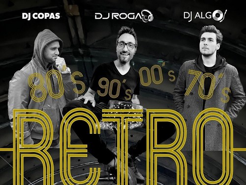 Plakát události Retro Dance Párty v hangáru