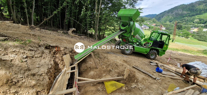 Doprava betonu malým mixem - malý mix Brno Malejalesikovnej.cz