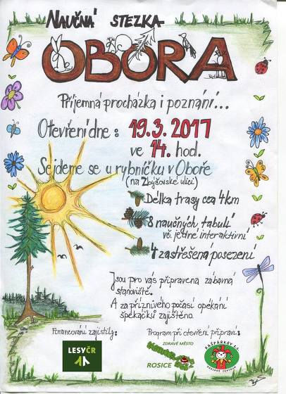 Plakát události Naučná stezka OBORA