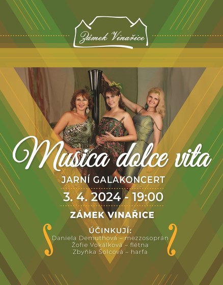Plakát události Jarní galakoncert Musica dolce vita