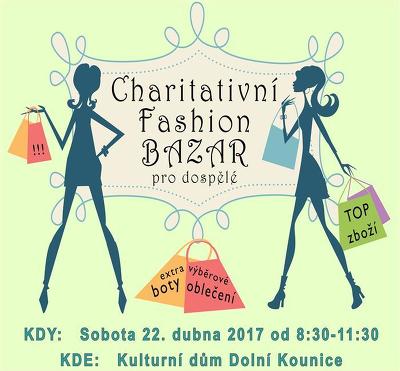 Plakát události Charitativní fashion bazar
