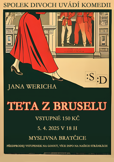 Plakát události Teta z Bruselu