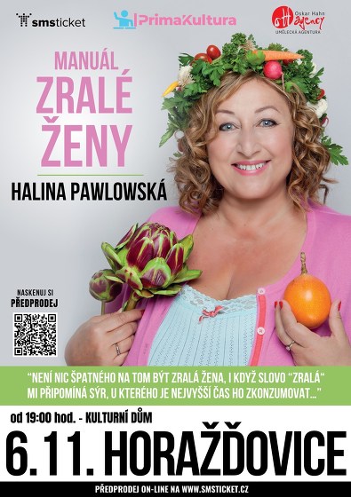 Plakát události HALINA PAWLOWSKÁ - Manuál zralé ženy | Horažďovice