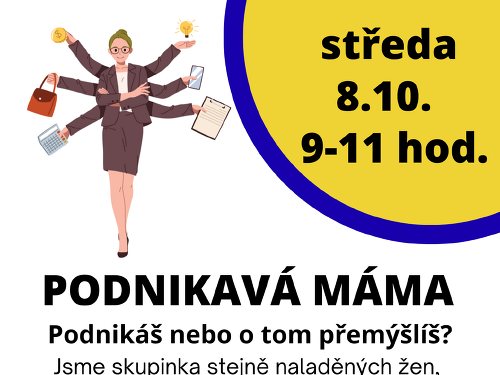 Plakát události Podnikavá máma