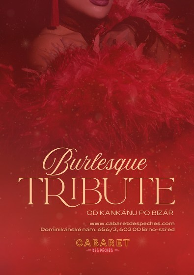 Plakát události Burlesque Tribute: Od kankánu po bizár