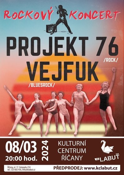Plakát události Projekt 76 & Vejfuk