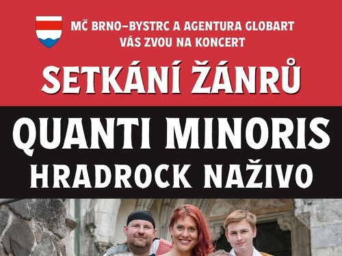 Plakát události QUANTI MINORIS – Hradrock naživo