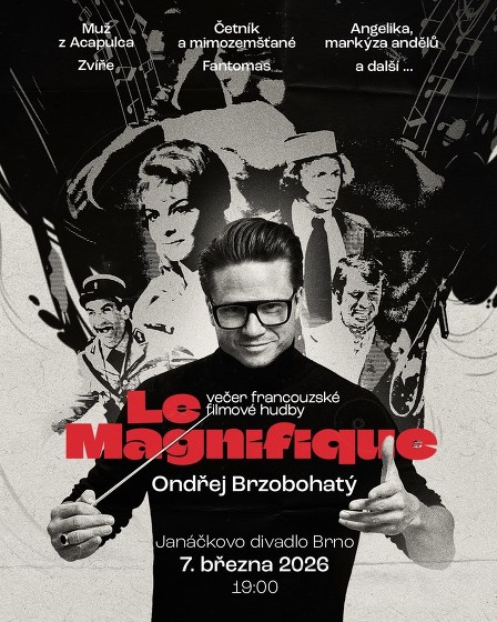 Plakát události Ondřej Brzobohatý - LE MAGNIFIQUE