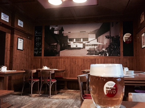 Restaurant dalešického pivovaru BETLÉM v Černých Polích