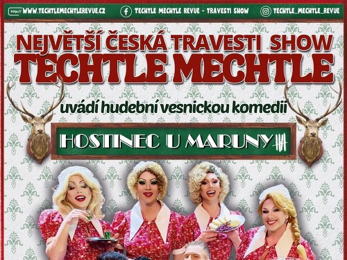 Plakát události Travesti show Techtle Mechtle – HOSTINEC U MARUNY