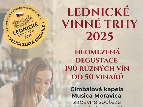 Plakát události Lednické vinné trhy 2025