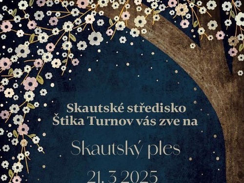 Plakát události Skautský ples 2025