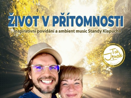 Plakát události Život v přítomnosti: Beseda Sandry Pogodové a Tomáše Lukavce