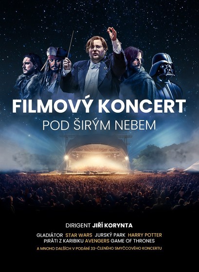 Plakát události Koncert filmové hudby | Amfik Bukovina