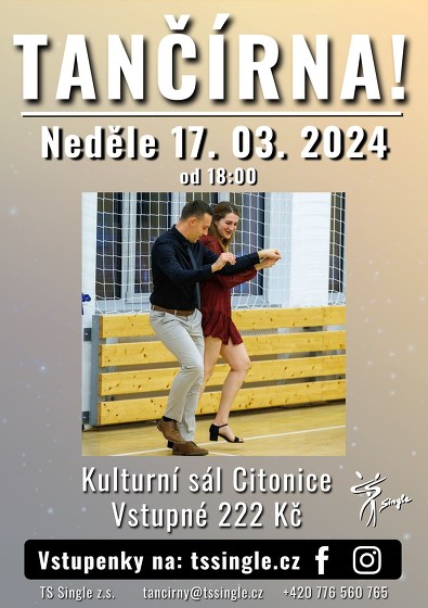 Plakát události Tančírna TS Single