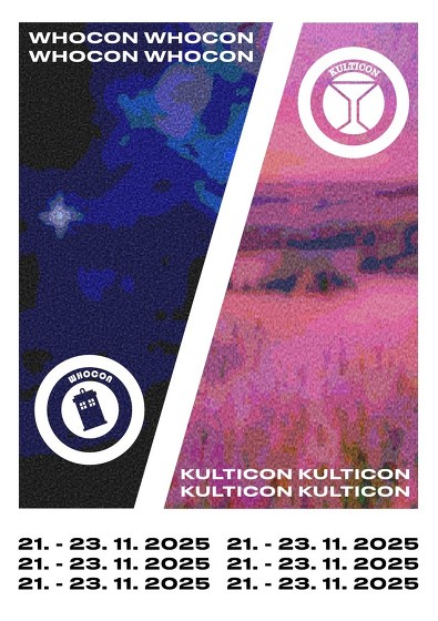 Plakát události WHOCON – KultiCon 2025