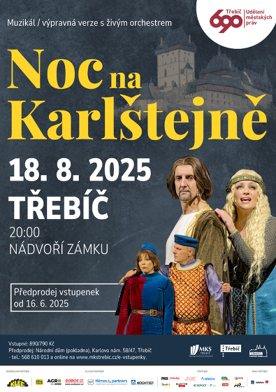 Plakát události Noc na Karlštejně