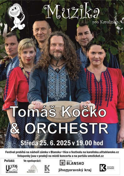 Plakát události Muzika pro Karolínku - Tomáš Kočko & Orchestr