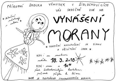 Plakát události Vynášení Morany