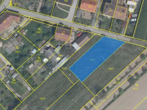 Prodej stavebního pozemku 722 m² - Láz u Nových Syrovic