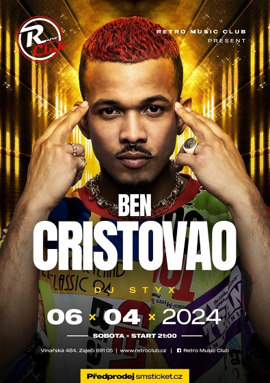 Plakát události Ben Cristovao