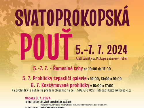 Plakát události Svatoprokopská pouť