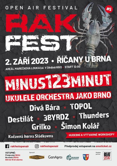 Plakát události RAKFEST 2023