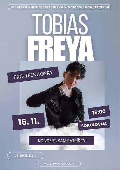 Plakát události Tobias Freya