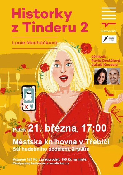 Plakát události LiStOVáNí / Lucie Macháčková: Historky z Tinderu 2