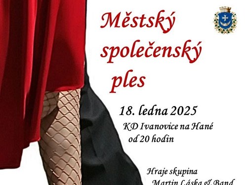 Plakát události Městský společenský ples