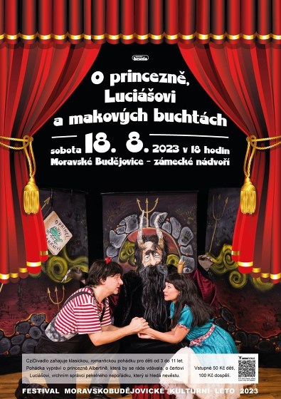 Plakát události O princezně, Luciášovi a makových buchtách