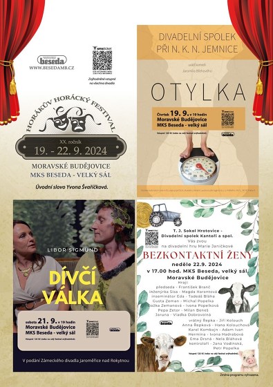 Plakát události XX. Horákův Horácký Festival
