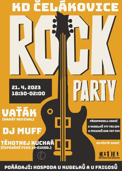 Plakát události Rock Party