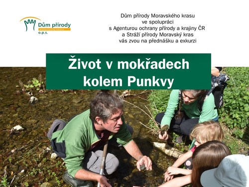 Plakát události Život v mokřadech kolem Punkvy