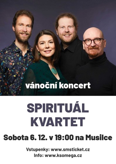Plakát události Spirituál kvartet