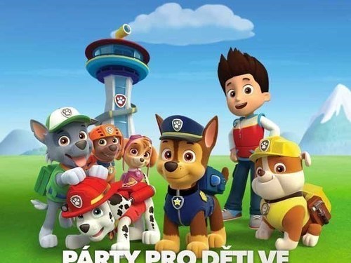 Plakát události PÁRTY PRO DĚTI / Ve stylu tlapkové patroly / TŘEBÍČ