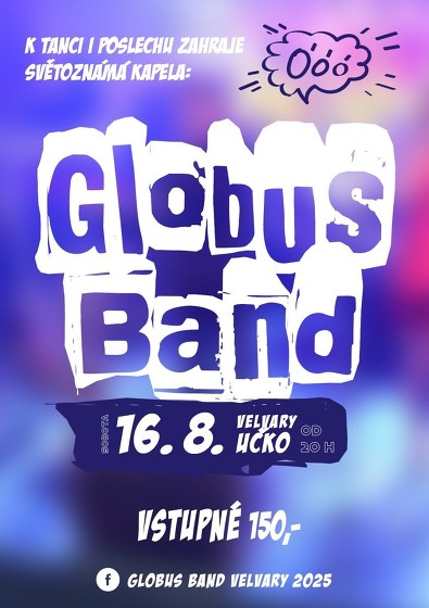 Plakát události Globus Band Velvary 2025