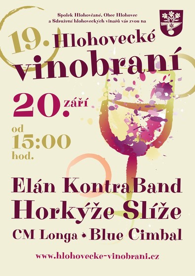 Plakát události 19. HLOHOVECKÉ VINOBRANÍ / Horkýže Slíže, Elán Kontra Band