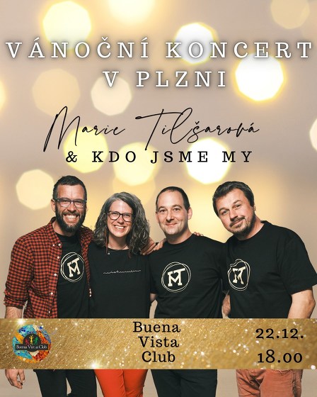 Plakát události Marie Tilšarová & Kdo Jsme My - Vánoční koncert Plzeň