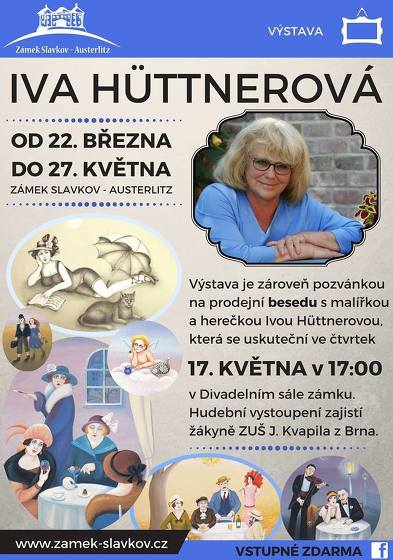 Plakát události Výstava „Iva Hüttnerová“