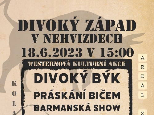 Plakát události Divoký západ v Nehvizdech