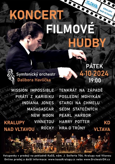 Plakát události Koncert filmové hudby I