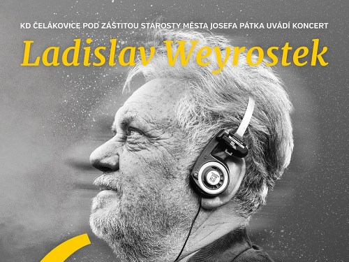 Plakát události Ladislav Weyrostek 60 let na hudební scéně