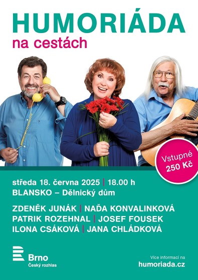Plakát události HUMORIÁDA na cestách