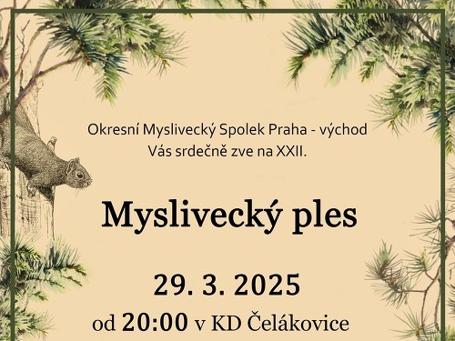 Plakát události Okresní myslivecký ples