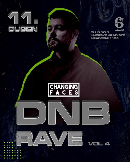 Plakát události DNB RAVE vol.4