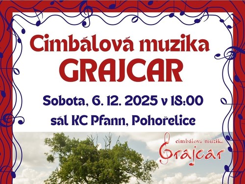 Plakát události Cimbálová muzika Grajcar