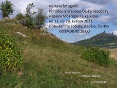 Česká příroda ve fotografiích: V mokropeské kapličce v Černošicích vystavuje místní fotograf