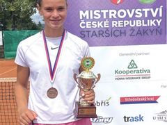 Eliška Dřevojanová z Moravského Krumlova získala bronz z Mistrovství ČR